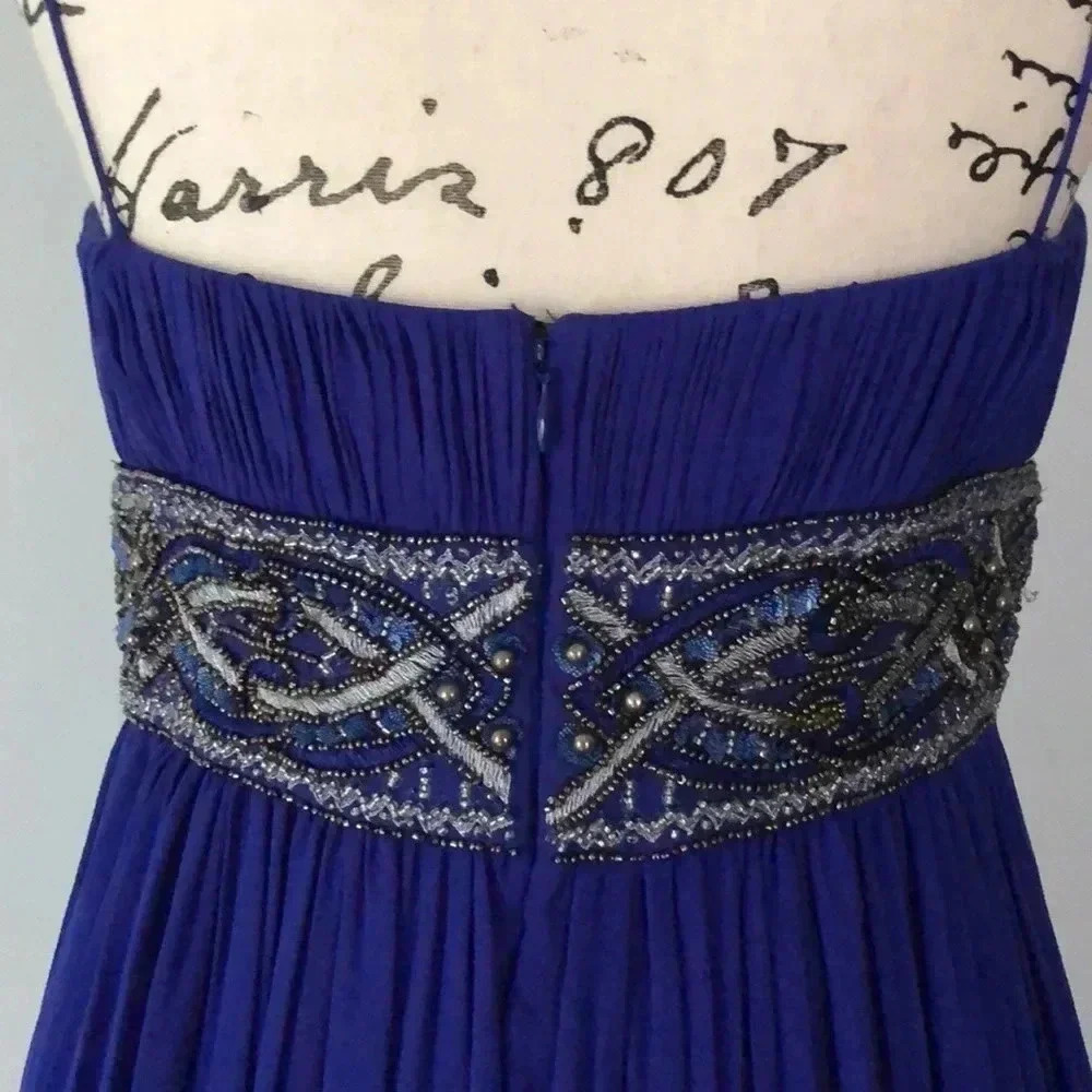 Aidan Mattox blue cocktail dress - Picture 6 of 8